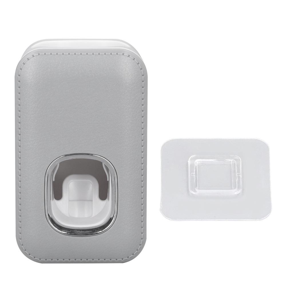 ABS Plastic Toothpaste Squeezer Grey Automatic Toothpaste Dispenser  Bathroom Washroom