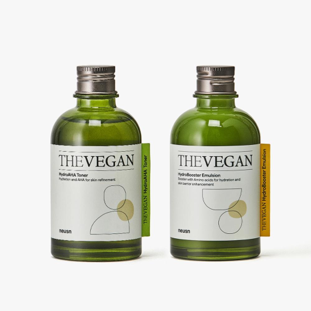Neusn The Vegan Hydro Aha Toner 150ml + Emulsion 150ml FREE