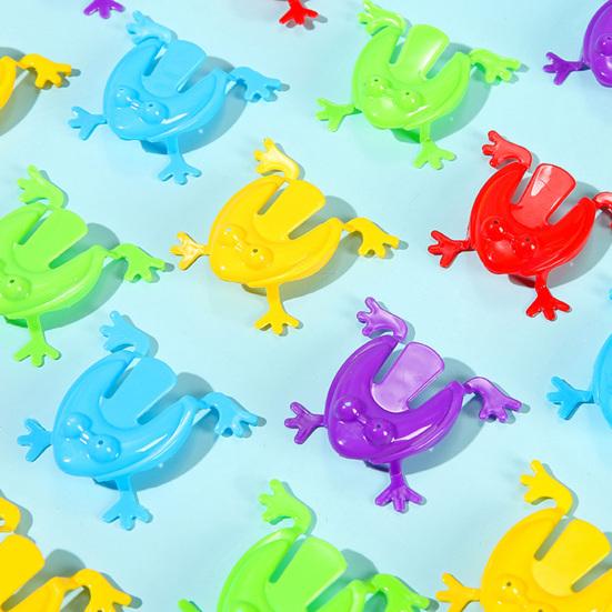 1 Set Bounce Parent-Child Jump Frog Toys Fun Competition Interaction Multiplayer Kids Frog Toys Toys