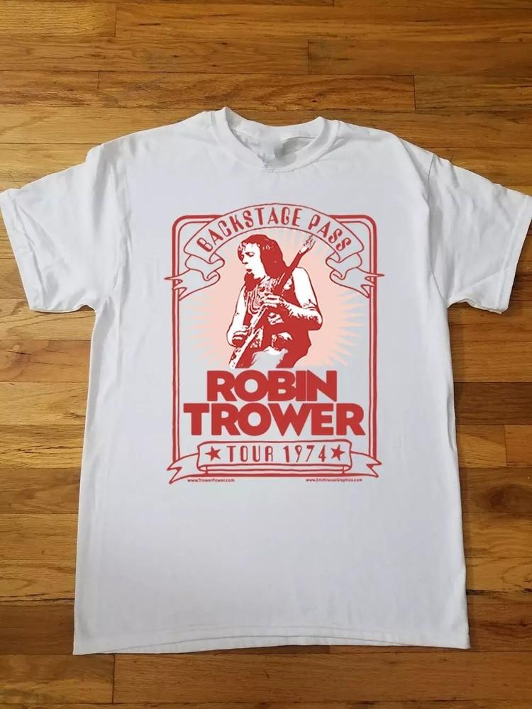 Robin Trower Vintage 2014 Concert Tour T-shirt Cotton Tee S-234XL TU019 Unisex T-Shirt S