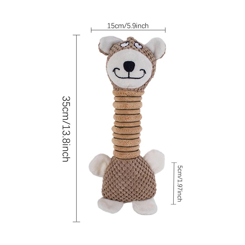 

Squeaky Toys For Small Dogs Long Neck Plush Tiger Pig Dog Dog Teething Toys Indestructible Dog Chew Toys For Aggressive Chewers