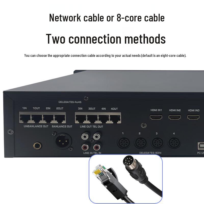 HuiDu HD-830C Professional Wired Digital Conference Omnidirectional Microphone (CN version)