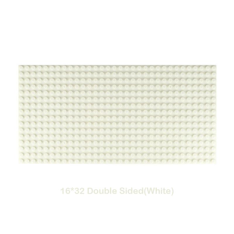 Płytka bazowa 32x32 punkty dwustronna na klocki 16x16 City Classic Płytki blokowe DIY Plastikowy mały blok Część do montażu Zabawka