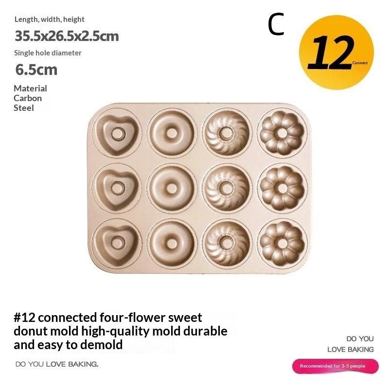 6/9/12 Cavity Butter Bear Madeleine Cake Mold Baking Tray For Oven Kitchen Cooking Utensils Commercial And Home Use