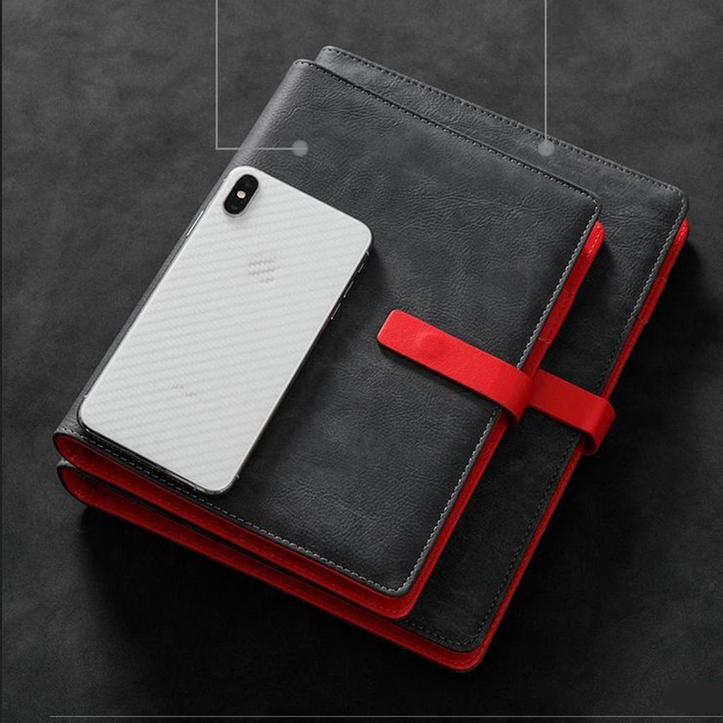 A5/B5 buckle student subject notebook, business loose-leaf notepad, diary, work meeting record book, travel log, 80 sheets 160 pages