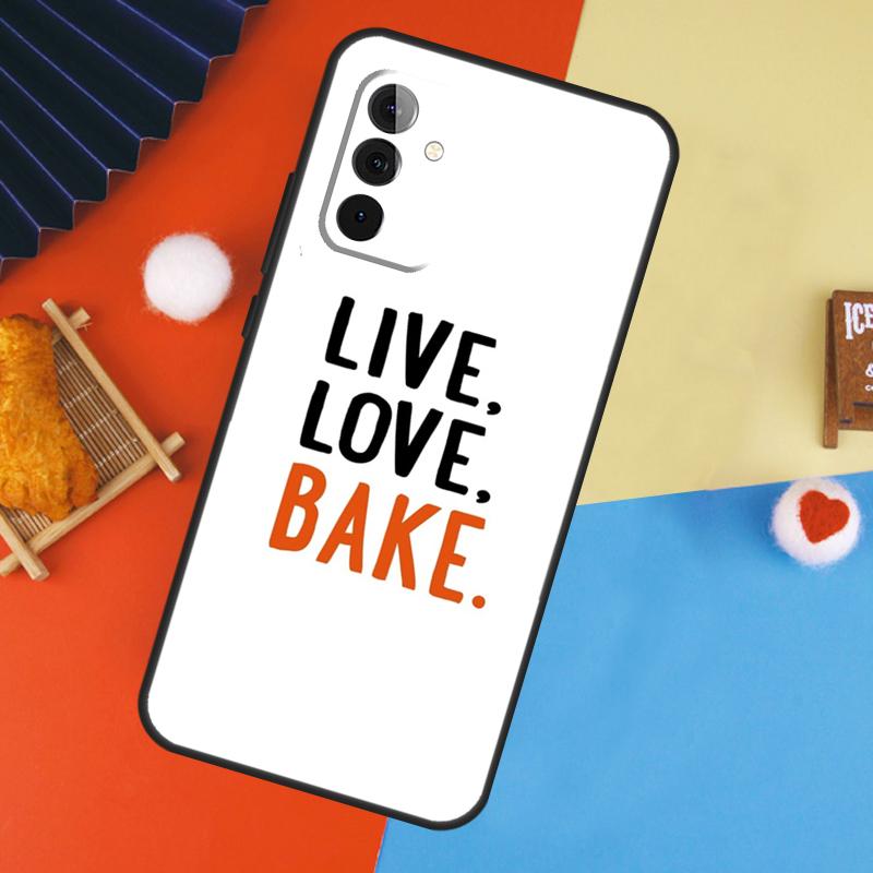 Love Baking Chef Knife Case For Samsung Galaxy A53 A33 A13 A54 A34 A14 A56 A36 A16 A06 A12 A32 A52 A35 A17 A15 A55