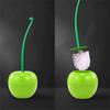 Bathroom Cleaning Brush Convenient Durable Health Portable Bathroom Cleaning Soft Toilet Brush Practical Wear-resistant Cherry