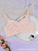 Lace No-wire Push-up Bra with Adjustable Straps Slim Fit Plus-size Underwear