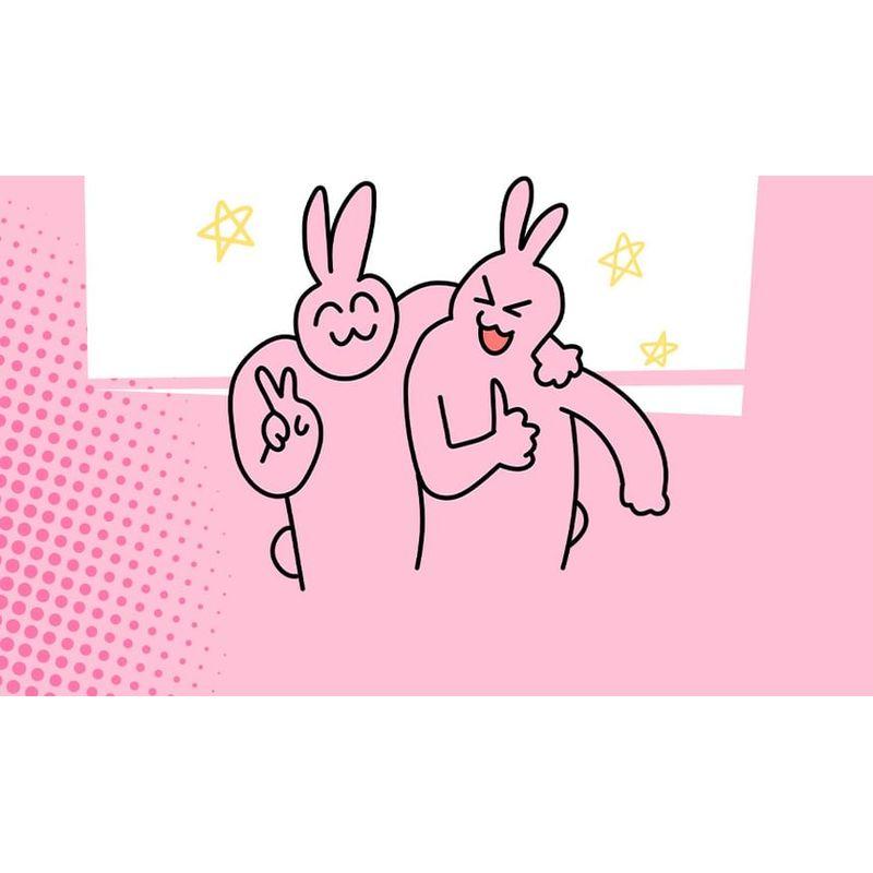 VEECCI - Emotion Code Tri-Color Blusher My Friend Rabbit Limited Edition - 3 Types