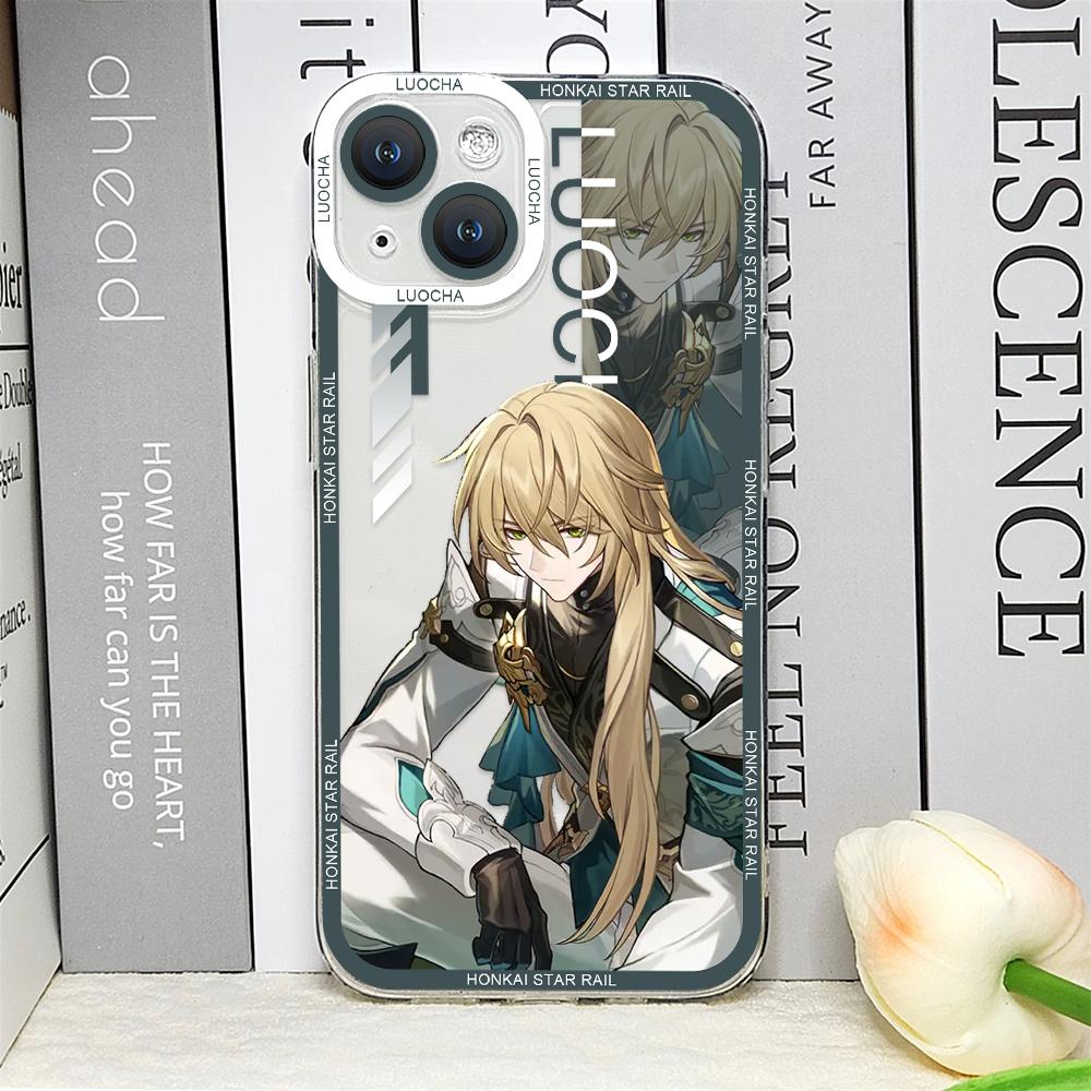 Honkai Star Rail Sampo Jing Yuan Kafka Phone Case for IPhone 16 15 Pro Max 7 8 14 Plus 13Mini 12 11 X XS Soft Clear Cover Fundas