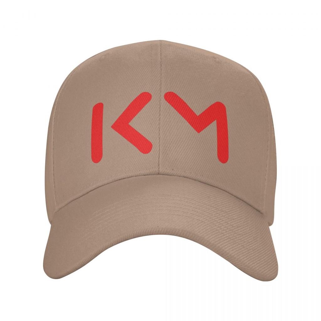 Custom Fashion Soccer Gift Mbappes KM Logo Baseball Cap Women Unisex Adjustable Unisex Soccer Lover Dad Hat Hip Hop Sun Hat