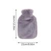 2L  Water Bag Protective Case Winter Removable Plush Cover Cold-Proof Warm Faux Fur Fleece Cover Heat Preservation Covers