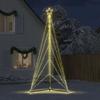 VidaXL LED Christmas Tree 615 LEDs Warm White 404.5 Cm, Christmas Light, LED Christmas Light, Outdoor Christmas Light, 4016420