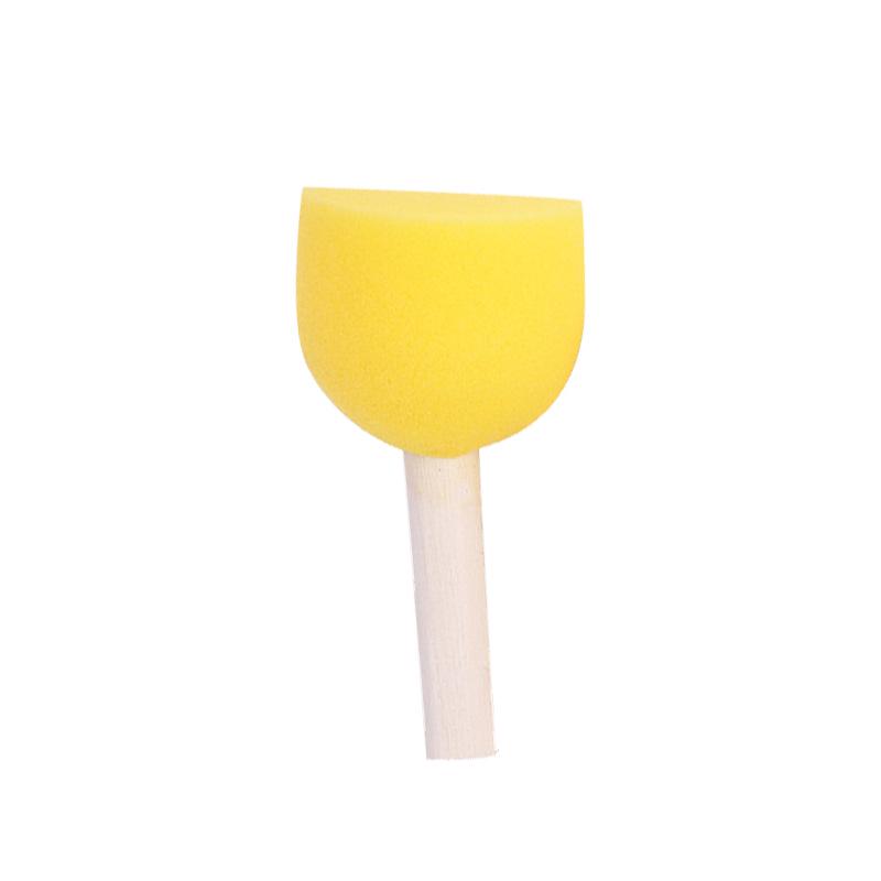 Children's Round Sponge Brushes for Art & Painting - Mushroom Head Tools for DIY Graffiti and Kindergarten Use