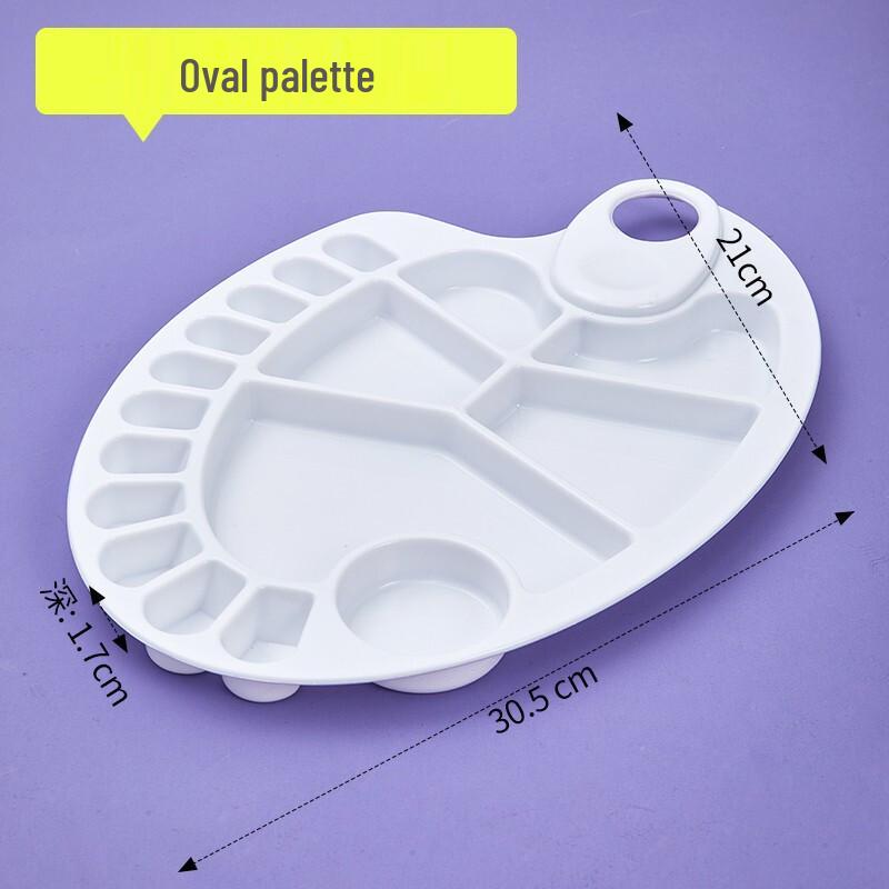 Liupintang Large Multi-Paint Mixing Palette