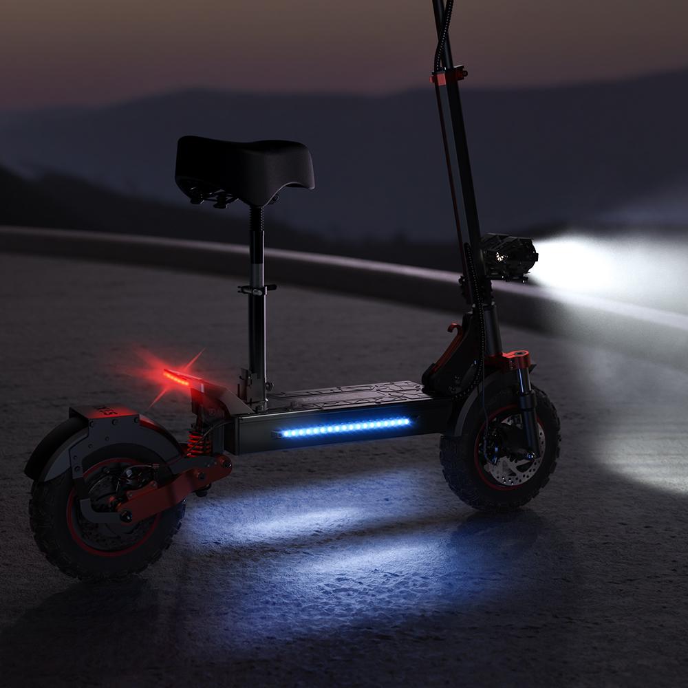iScooter Elektrická koloběžka IX5S se sedadlem 45KM/H 1000W 15Ah 11palcová terénní pneumatika 60-65KM dojezd
