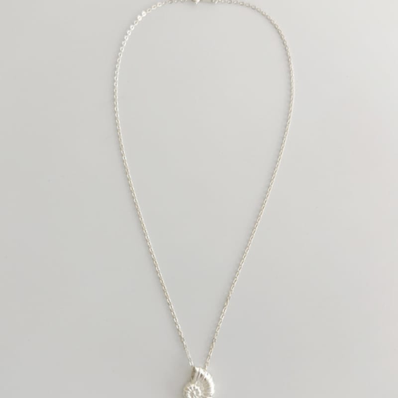 August Harmony 925silver Ammonite Necklace