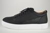 Sneakers for Men with White Sole 8012 40 Black Leather