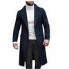 New Woolen Long Coat Men's Double-breasted Jacket