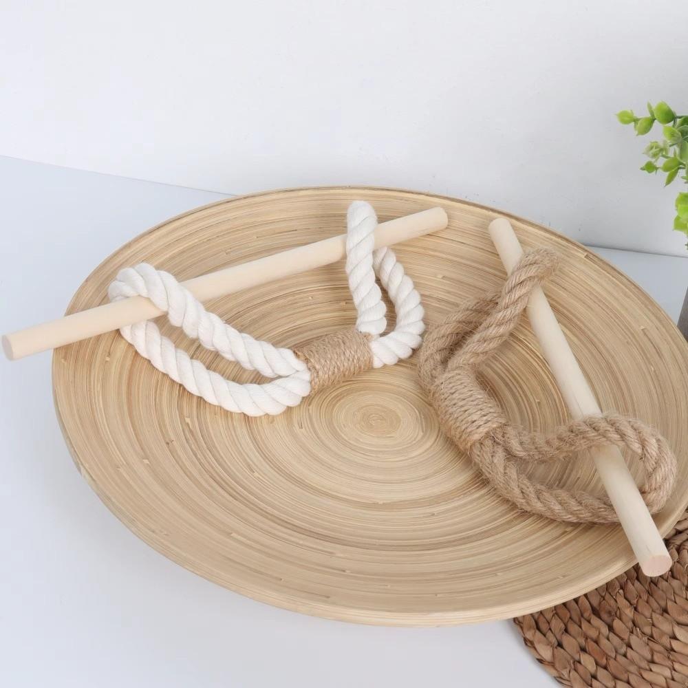 Solid Wood Sticks Curtain Binding Rope Simple Curtain Straps Curtain Tiebacks  Home Decoration