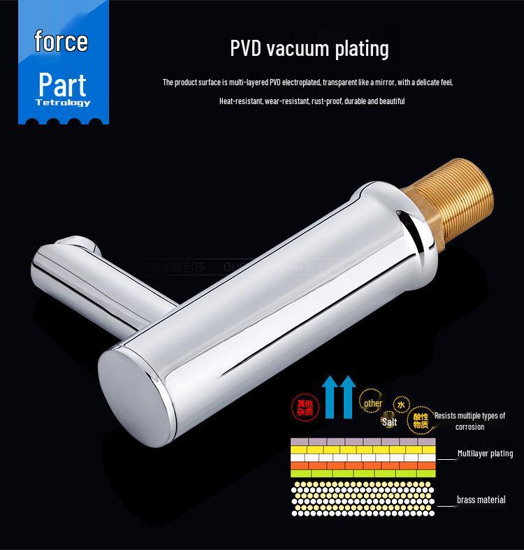 Smart Copper Infrared Sensor Faucet for Hot/Cold Water