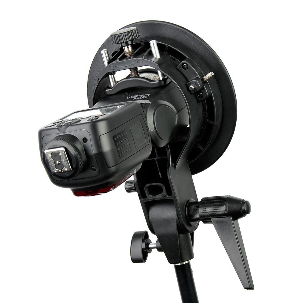 S Type Bracket Bowens Mount Holder for Speedlite Flash Snoot Softbox