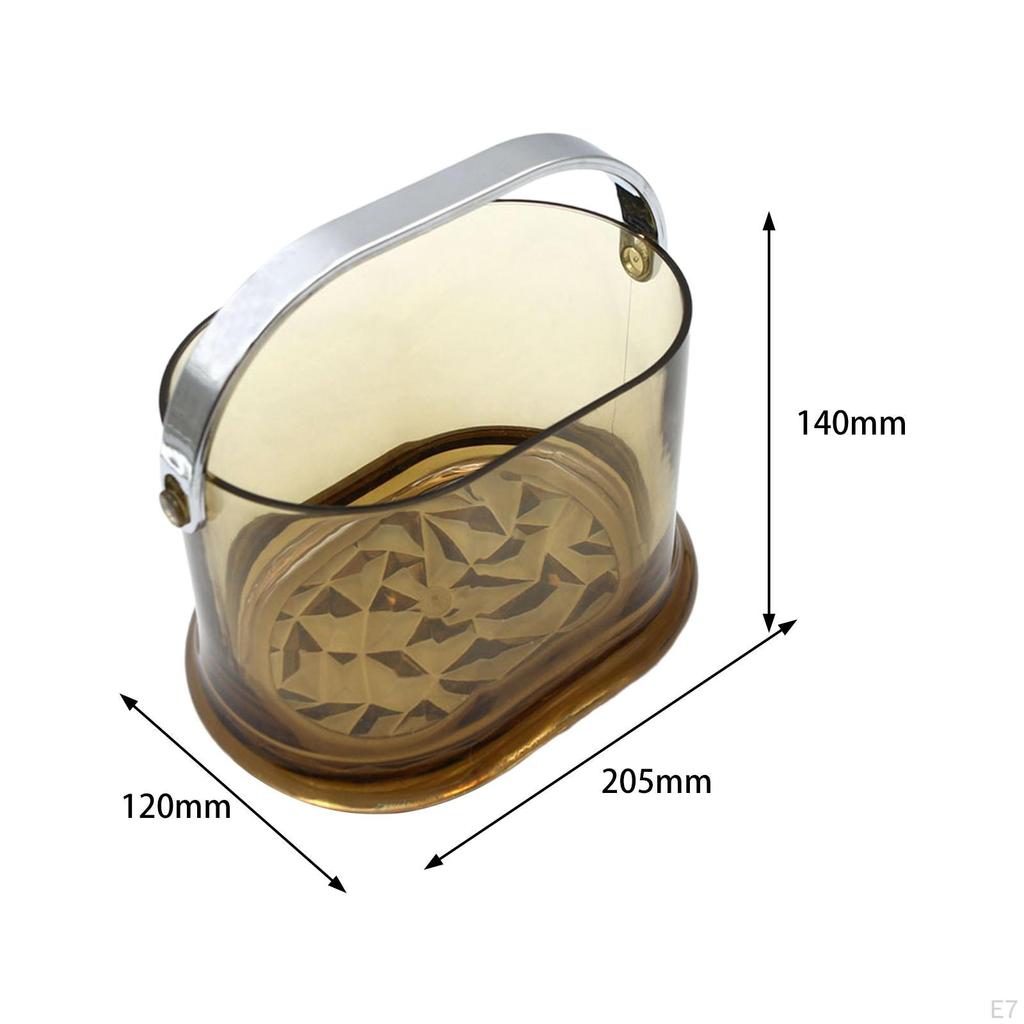 2.5L Ice Cube Container, Acrylic Champagne Wine Bucket, Beverage Chilling Tub, Bucket for Hotel