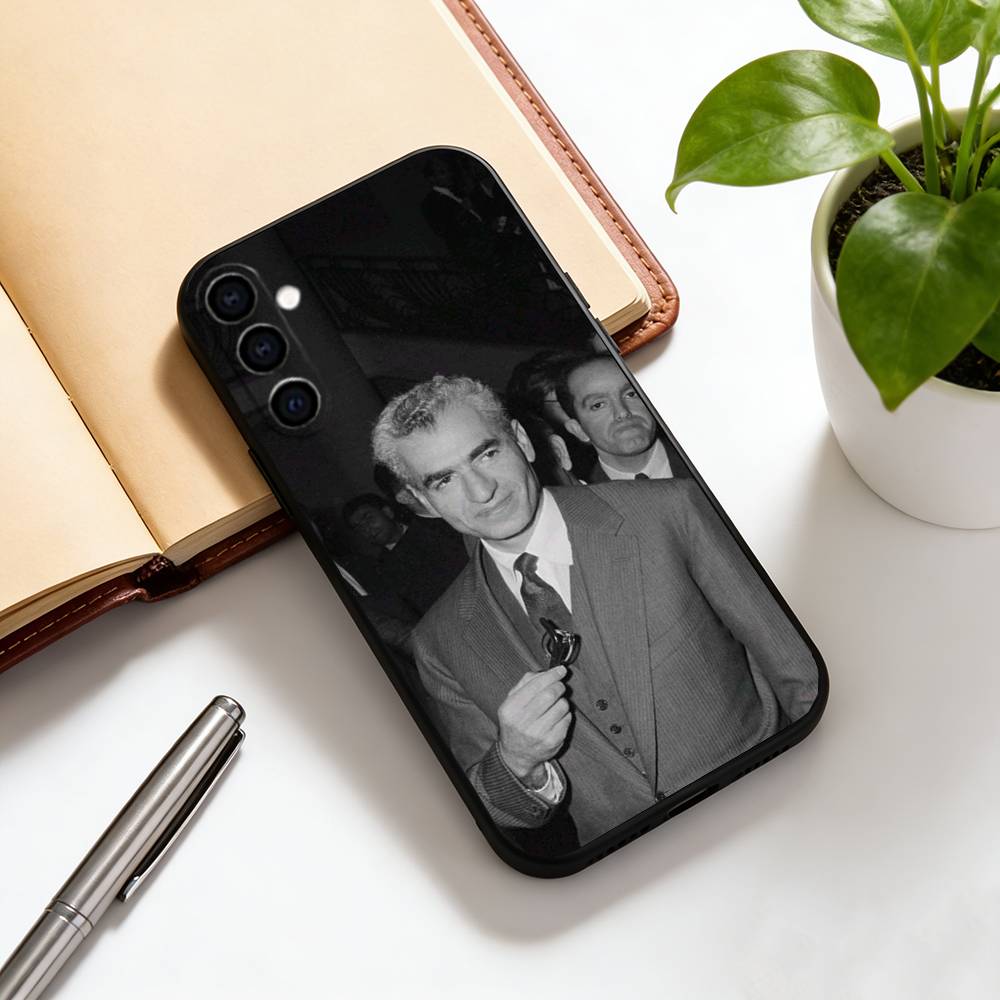 

Mohammad Reza Pahlavi Phone Case For Samsung Galaxy A73,A72,A71,A70,A53,A52,A51,Soft Silicone Black Cover Samsung a53 5g