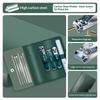 Stainless Steel Nail Clipper Set With Ultra Sharp Blades Portable Case For Home Travel Manicure Grooming