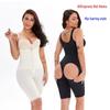 Zippered Bodysuit Shapewear: Abdominal Toning & Butt Lifting Crotchless Underwear