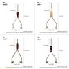A1A2 Fly Fishing Tying Tool Replacement Wire Threader Spooled Thread Bobbin Holder Fish Hook Binding Tool Easy To Use