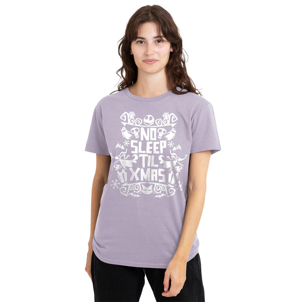 The Nightmare Before Christmas Womens/Ladies No Sleep Till Xmas T-Shirt