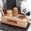 Coffee Tamper Holder 51mm/58mm Wood Coffee Tamper Stand Espresso Tampering Mat Support Base Rack Coffee Accessories Barista Tool