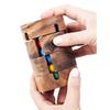 Wooden Puzzle - Engelhart - REVOLVE - Difficult Level - 1 Piece - 7.1 X 7.1 X 10.5 Cm