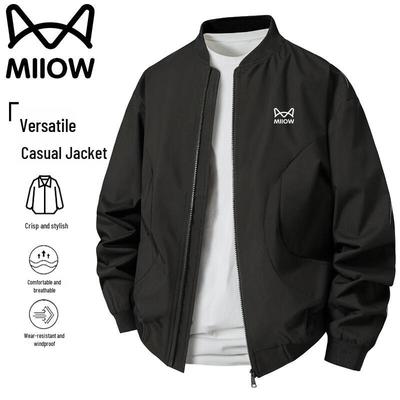 Men's Baseball Collar Casual Jacket
