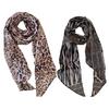 Elegant Snakeskin Pattern Neck Scarf for Ladies Thin Chiffon Neck Wrap Casual Daily Wear Scarf Scarves Neck Accessories