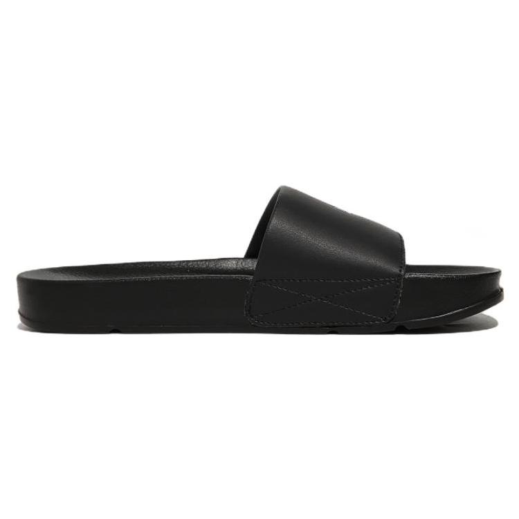 FILA Rubber Sole Slide Slippers Unisex Black Korean Style 1SM01970F_001
