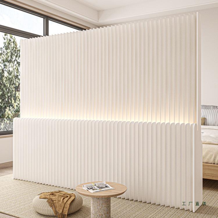 Glow Paper Folding Screen for Office, Living Room, Partition, Entryway, Rental Homes, Salons & Fences