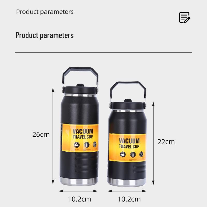 304 Stainless Steel Large Capacity Outdoor Thermos Sports Bottle