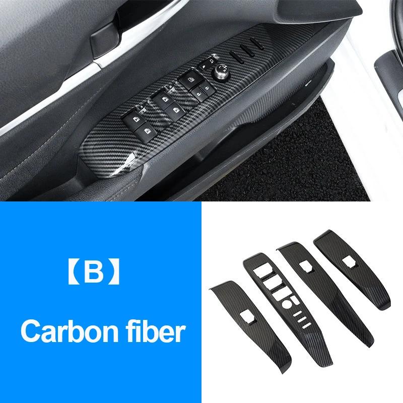 For Toyota Camry XV70 2018-    Interior Accessories Car Window Glass Lift Switch Panel Armrest Decoration Trim Cover