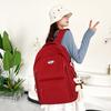 Schoolbag new schoolbag simple, lightweight and versatile large-capacity backpack junior high school student college student niche fashion backpack