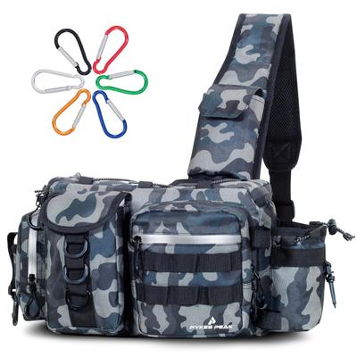 PYKES PEAK Fishing Tackle Run Gun 2 5 Waterproof Large 6 Fishing Shoulder Large Bag, Bag, & Bag, Sizes, Colors, Zipper, Capacity, Carabiners, Bag,
