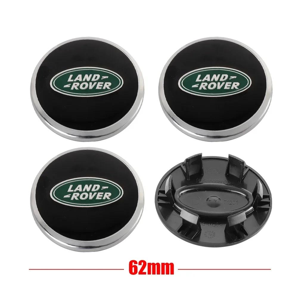 For Landrover SVR Discovery Velar L322 L405 P250 P38 Evoque Range 4PCS 62MM Car Wheel Center Cover Hub Cap Auto Accessorie