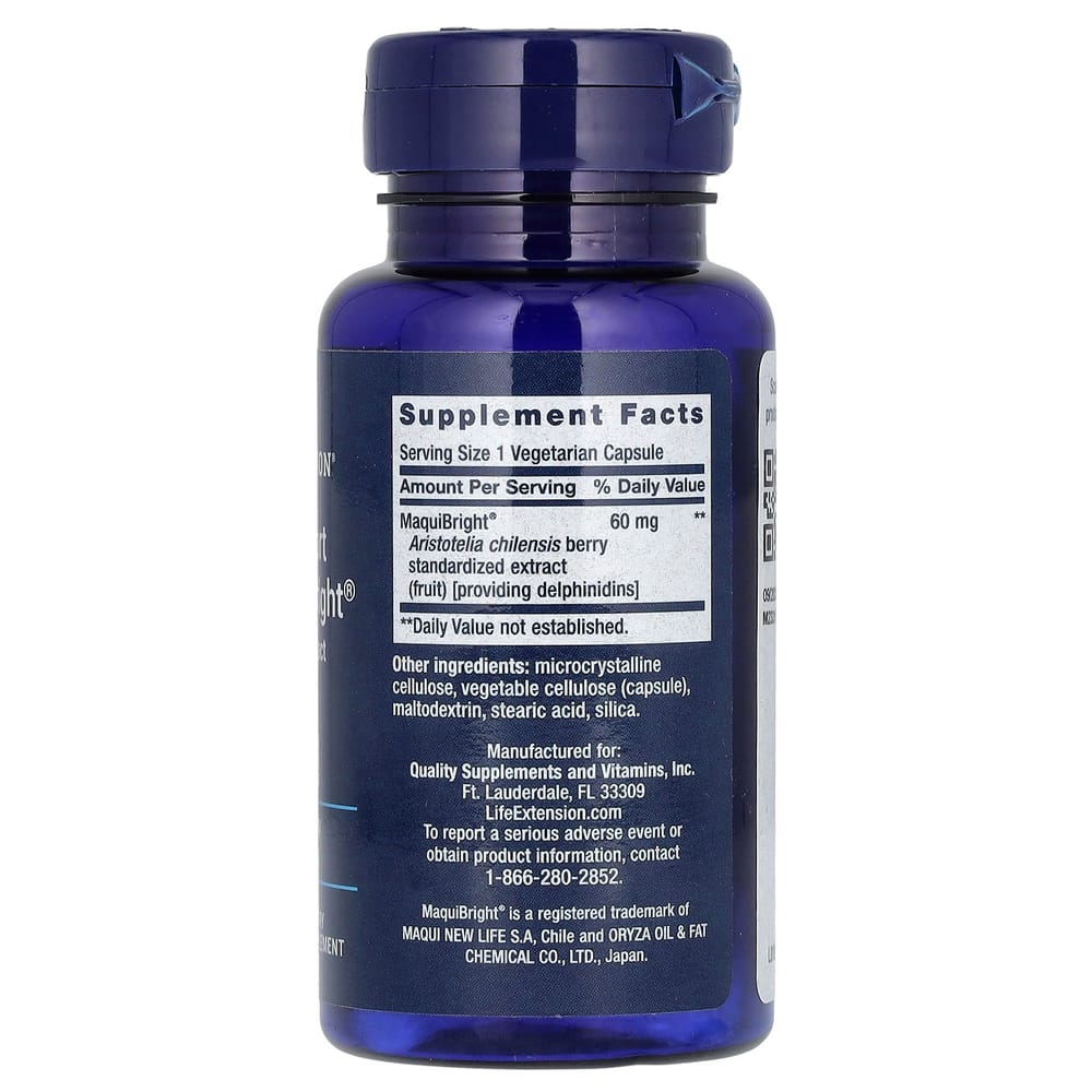 Life Extension Tear Support Eye Health 60mg, 30 Vegetarian Capsules