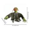 Halloween Zombie Stake Red Glowing Eyes GreenFaced Figure Tattered Cloth Garden Ornament