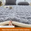 Winter Velvet Mattress Topper: Thick, Warm, Thin Pad for Single Student Dorms