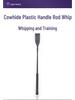 Adult Cowhide and Plastic Short Riding Crop for Men - Alternative Prop Paddle