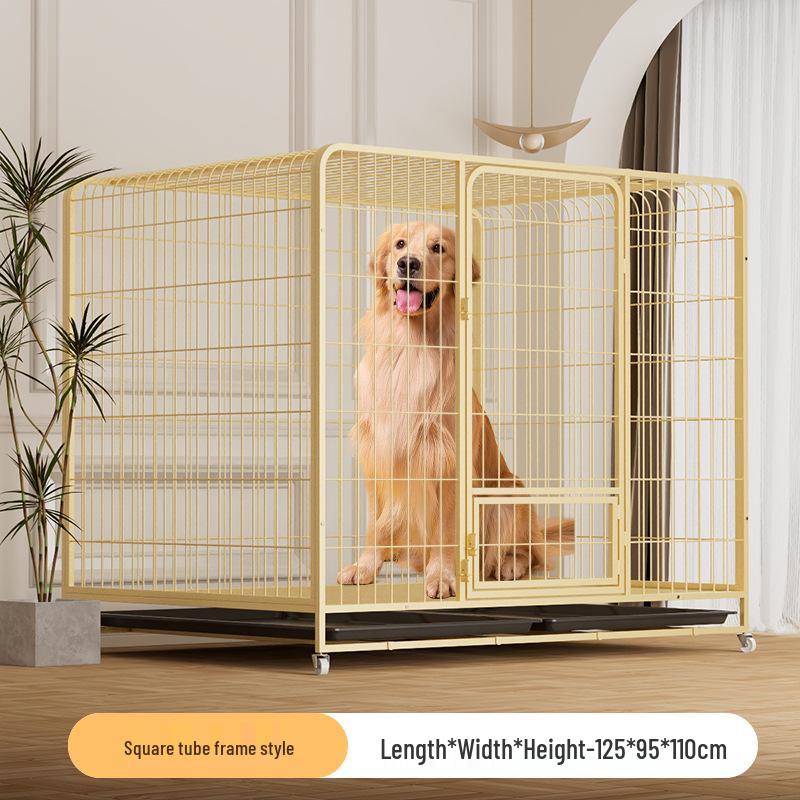 Large Indoor Dog Kennel for Golden Retrievers and Labradors