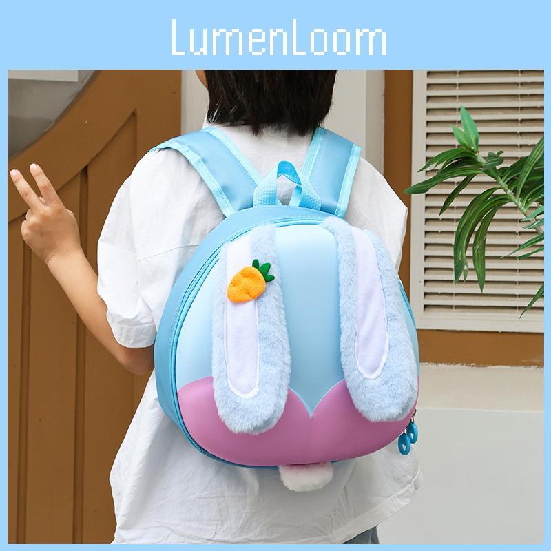 Ears Animal Rabbit Backpack Cartoon Print Schoolbag Kids Gifts Lightweight