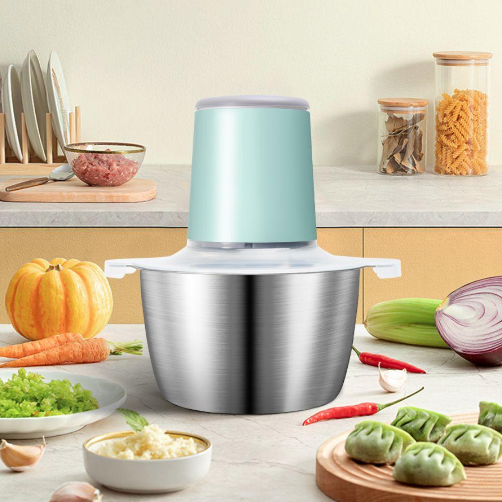 USB Charging Automatic Food Processor Stainless Steel Meat Mincer Meat Grinder  Baby Food